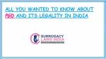 All you wanted to know about legality & scope of Preimplantation Genetic Diagnosis Techniques (PGD) in India?
