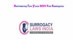 REVIEWING YEAR *** FOR SURROGACY